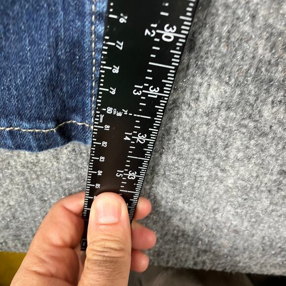 Levi's Perfectly Slim Jeans Womens W27 L34 Blue Bootcut Mid Rise Stretch Denim - Picture 3 of 11